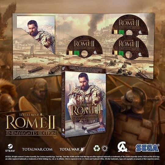NP: El plan de SEGA para implementar cajas totalmente reciclables en su catálogo de PC comienza con Total War: ROME II – Enemy at the Gates Edition