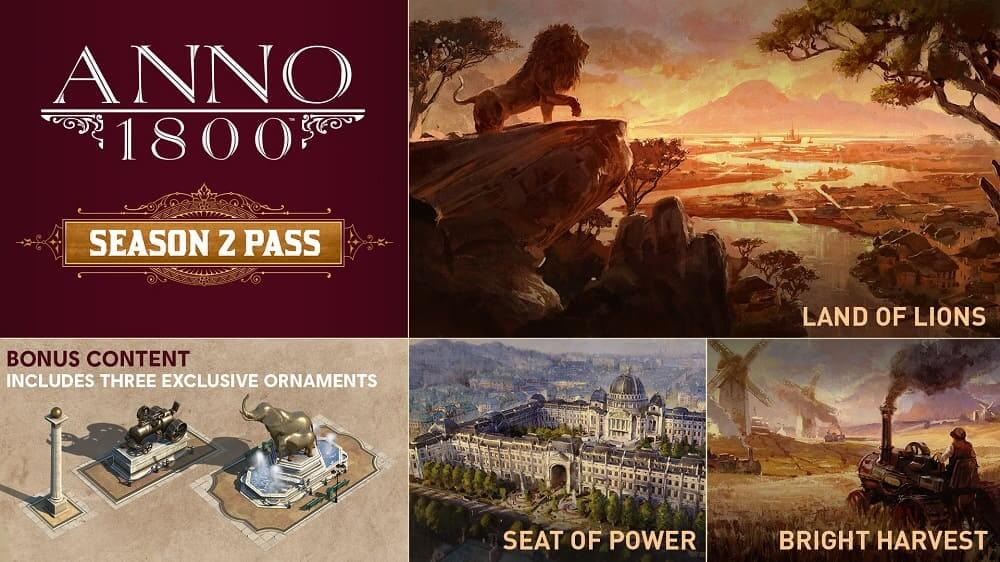 NP: Ubisoft anuncia el Season 2 Pass de Anno 1800, y el lanzamiento del primer contenido descargable el 24 de marzo