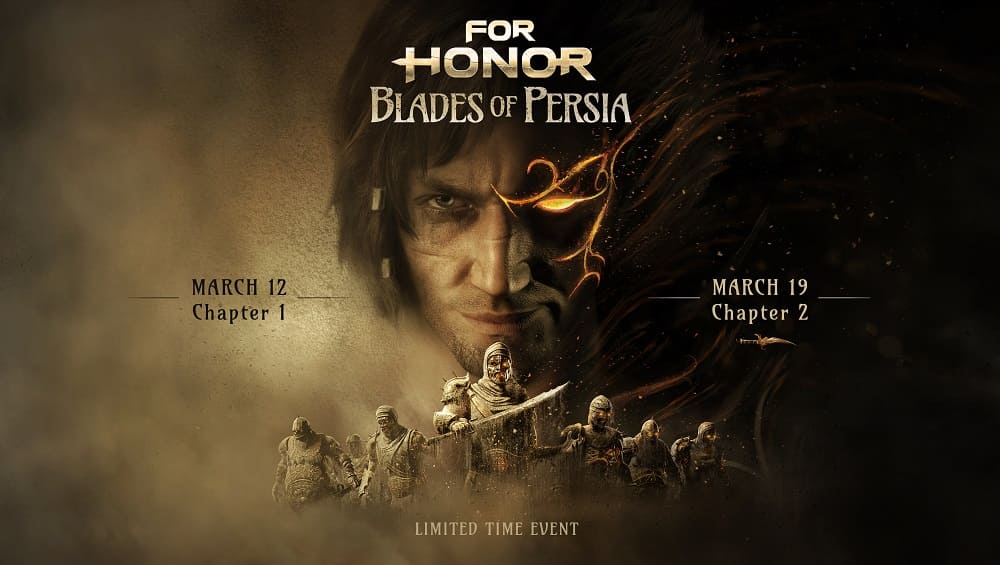 NP: Prince of Persia invade For Honor en un evento temático, jugable desde hoy hasta el 2 de abril