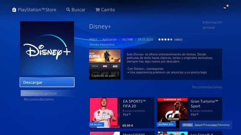 NP: Disney+ se lanza en PlayStation 4 en España - Fanáticos del Hardware