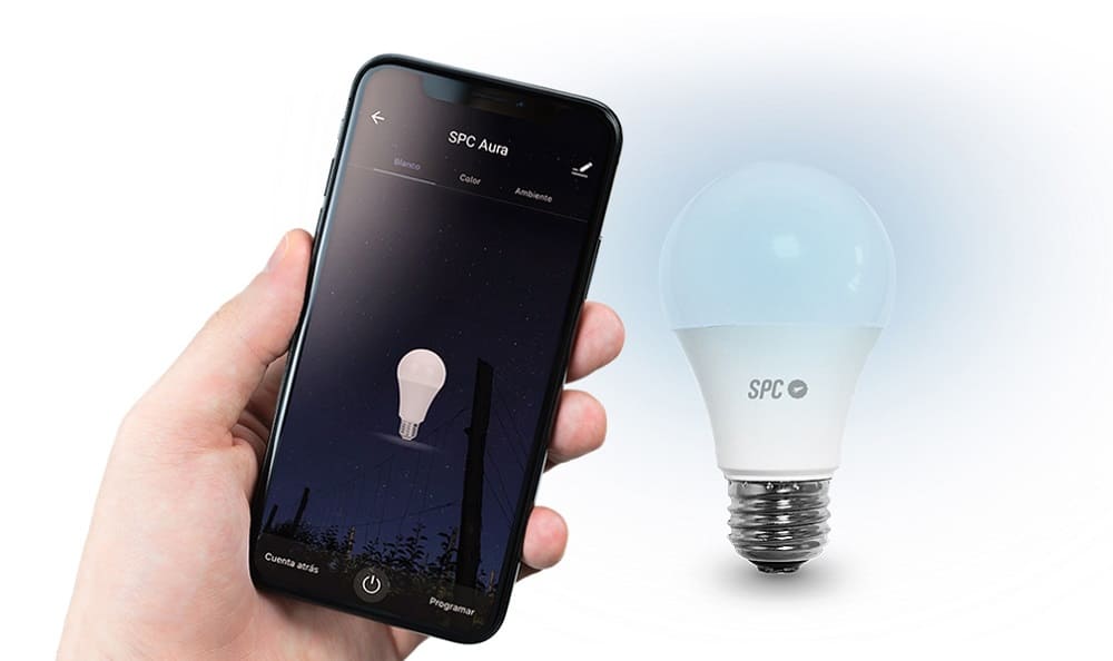 NP: SPC presenta Aura, sus nuevas bombillas inteligentes 3 en 1 controladas desde el smartphone
