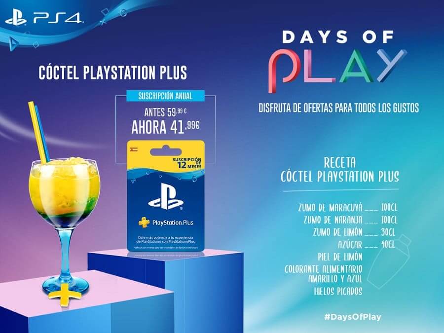 PlayStation invita a sus fans a hacer su cóctel perfecto para 'Days of Play'