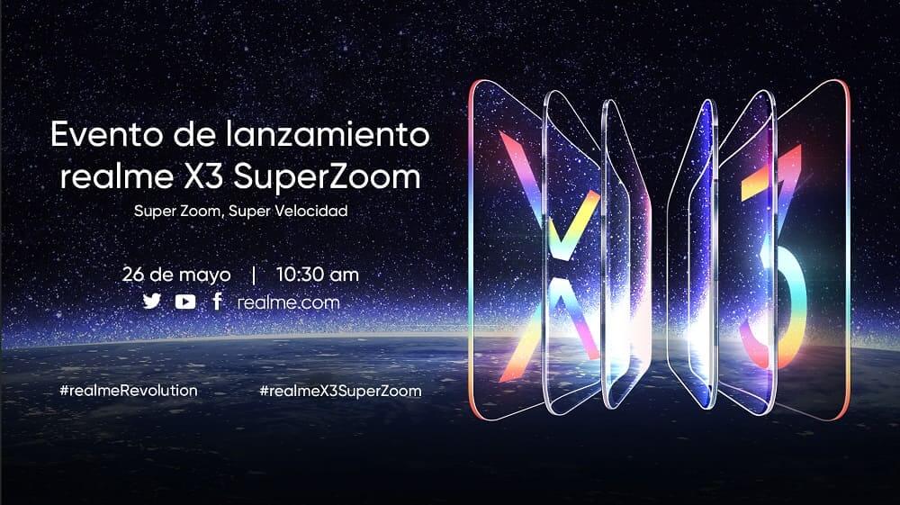 realme anuncia su primer lanzamiento global en Europa para presentar el realme X3 SuperZoom
