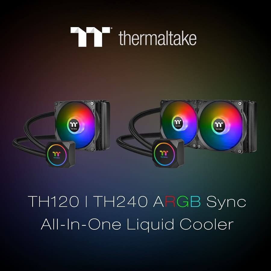 Thermaltake New TH120TH240 ARGB All-In-One Liquid Cooler_1(1)
