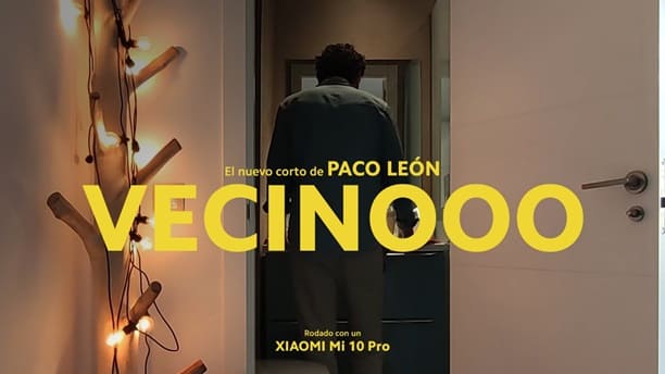 Paco León graba para Xiaomi un cortometraje sobre el confinamiento con un Mi 10 Pro