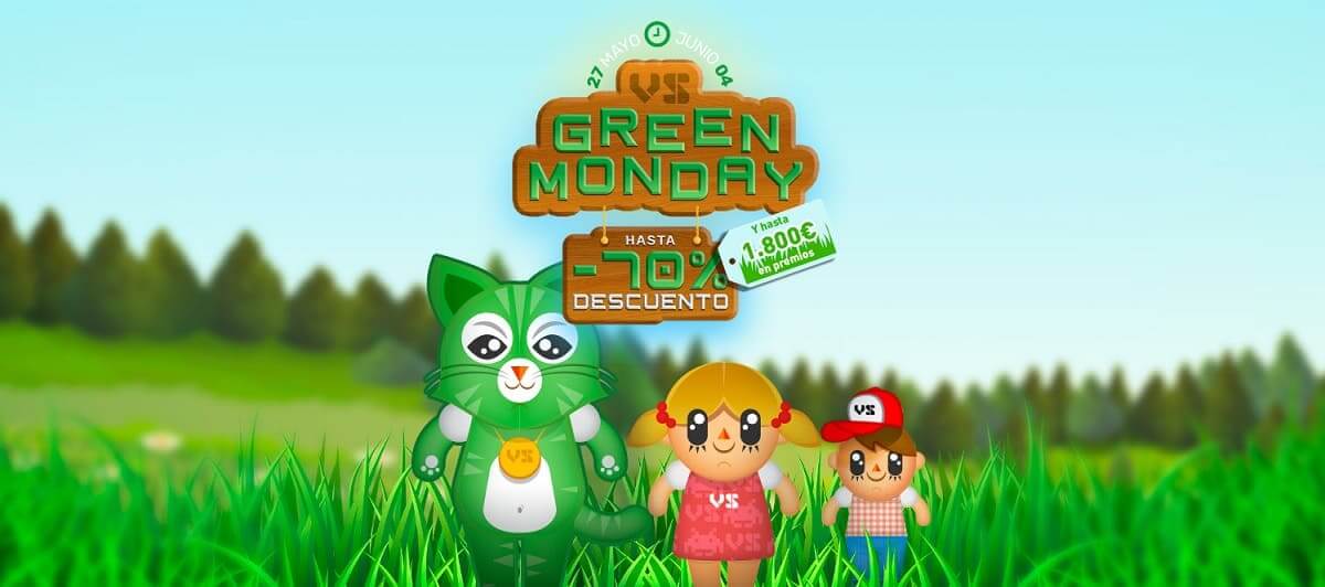 Ya está aquí el Green Monday con dtos. de hasta el 70% y más de 1800€ en premios