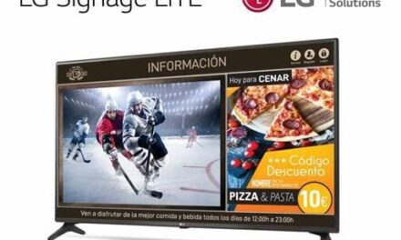LG combina información y entretenimiento en sus nuevas televisiones profesionales LG Signage Lite