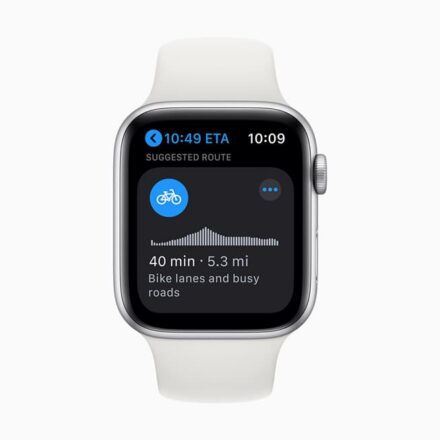 apple watch cycling navigation