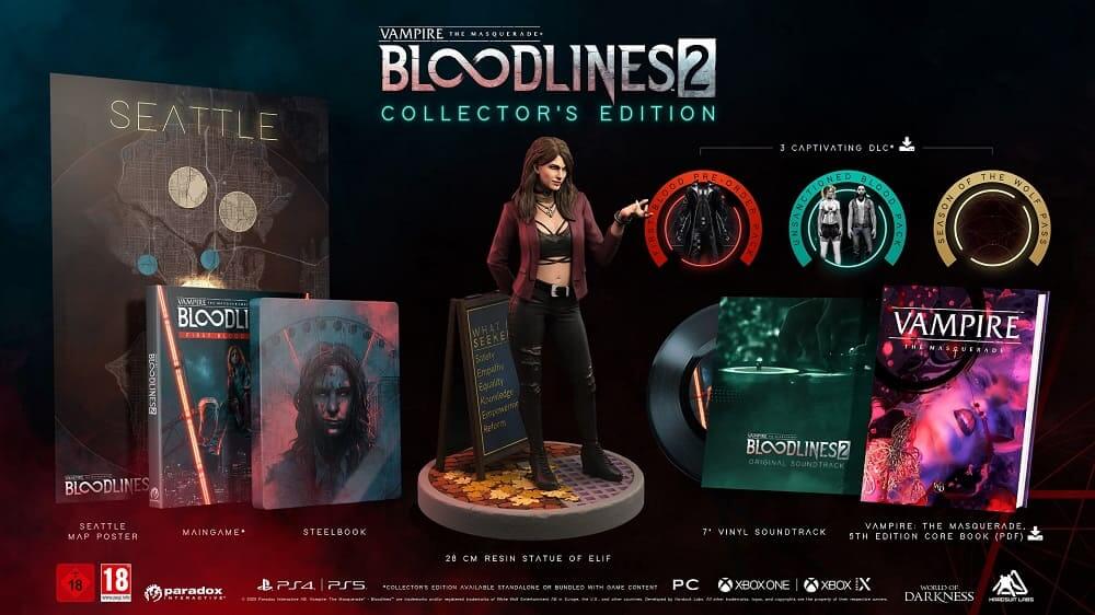Desvelada la edición coleccionista limitada de Vampire: The Masquerade - Bloodlines 2