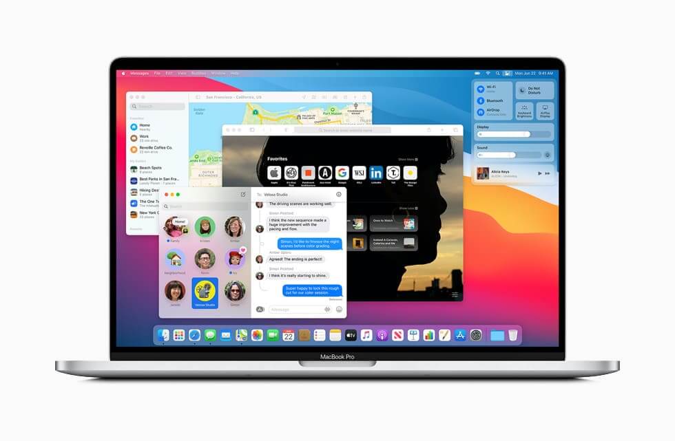 Apple presenta macOS Big Sur y su elegante nuevo diseño