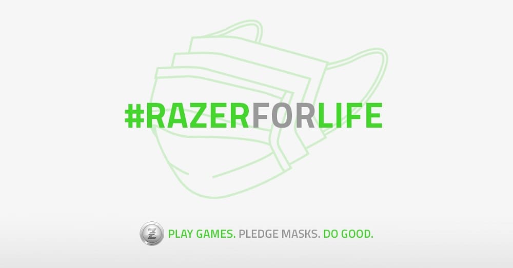 Razer une a la comunidad gaming en la lucha contra el Covid19 con #RazerForLife