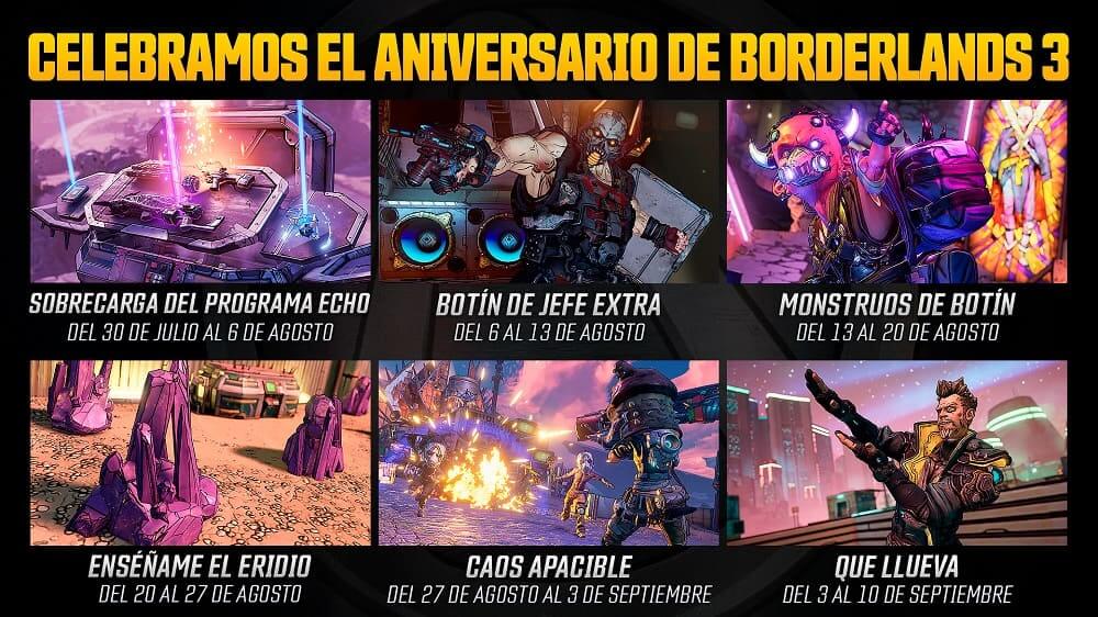 Borderlands 3 | ¡La celebración del aniversario arranca la próxima semana!