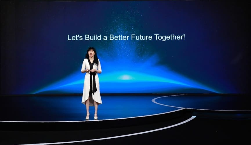 Catherine Chen durante su discurso en el Better World Summit 2020.(1)