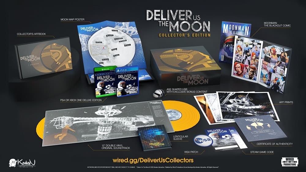 Deliver Us The Moon The Collector's Edition llegará a la tienda de The Wired en 2020