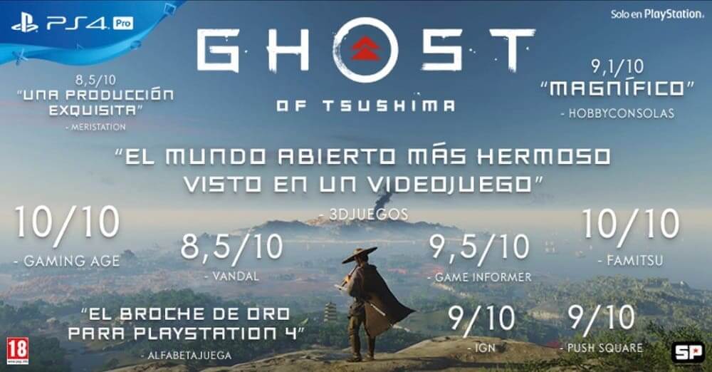 Ghost of Tsushima ya está disponible en exclusiva para PlayStation 4