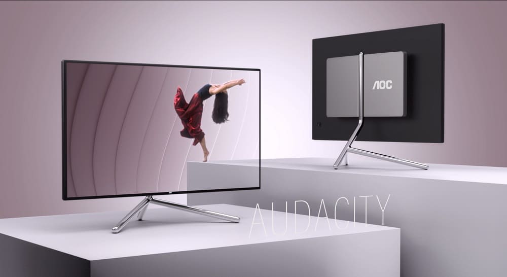 AOC lanza el monitor premium U32U1 de 31.5" diseñado por Studio F. A. Porsche