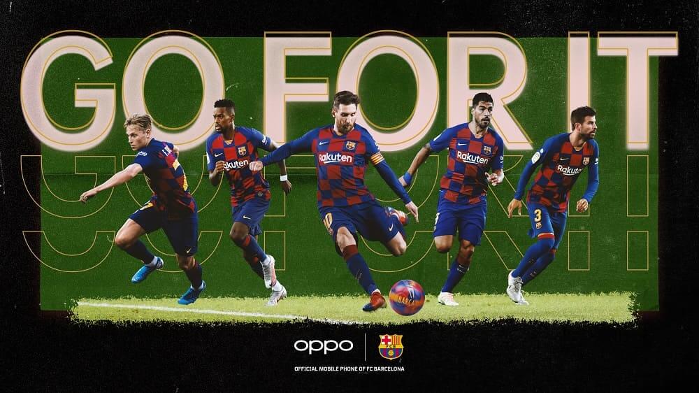 OPPO y el FC Barcelona lanzan la campaña Go for it para celebrar su colaboración por quinto año consecutivo