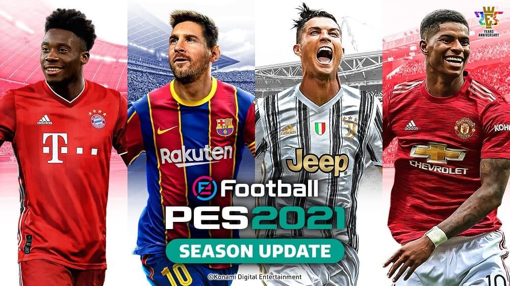 Ya disponible eFootball PES 2021 SEASON UPDATE
