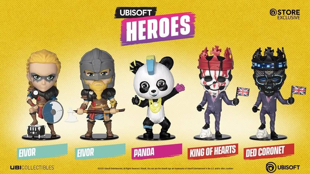 Ubisoft Heroes, la nueva colección de figuras Chibi, anuncia su segunda serie y una colaboración única con Baccarat