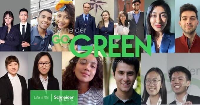 La final mundial de Schneider Go Green acogerá a los mejores alumnos para exponer sus propuestas sobre un futuro más inteligente y sostenible