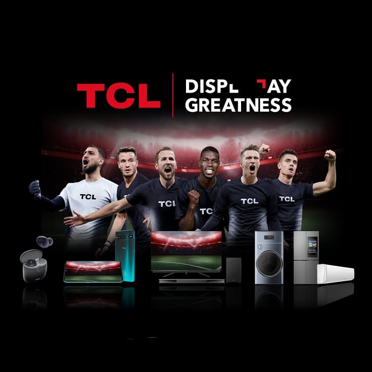 TCL presenta su alineación de embajadores de marca formada por algunas de las mejores estrellas del fútbol mundial