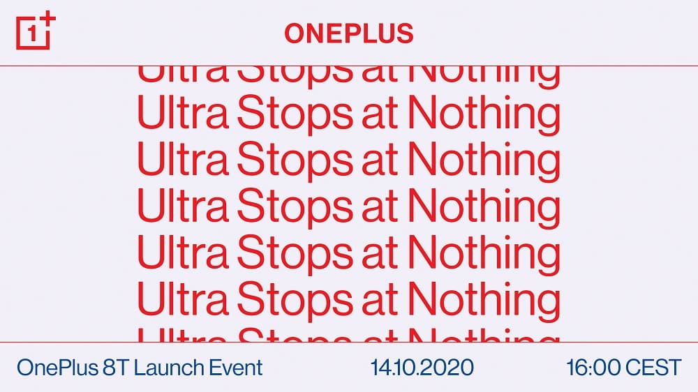OnePlus presentará su nuevo buque insignia, el OnePlus 8T, el próximo 14 de octubre