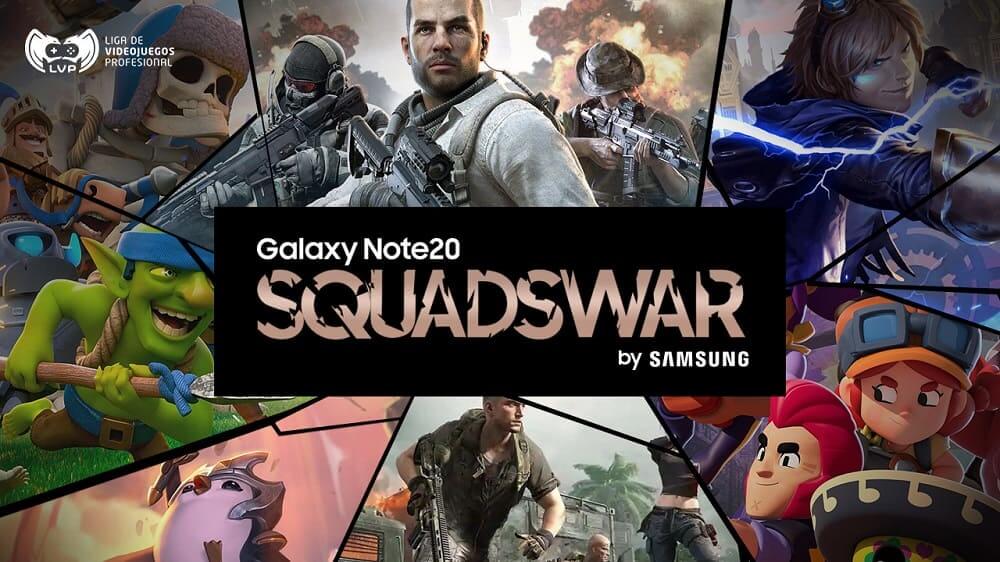 Samsung y LVP lanzan la mayor competición de juegos para smartphone: Samsung Galaxy Note20 Squads War