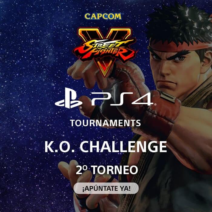 Llegan las competiciones K.O. Challenge Street Fighter V a PS4