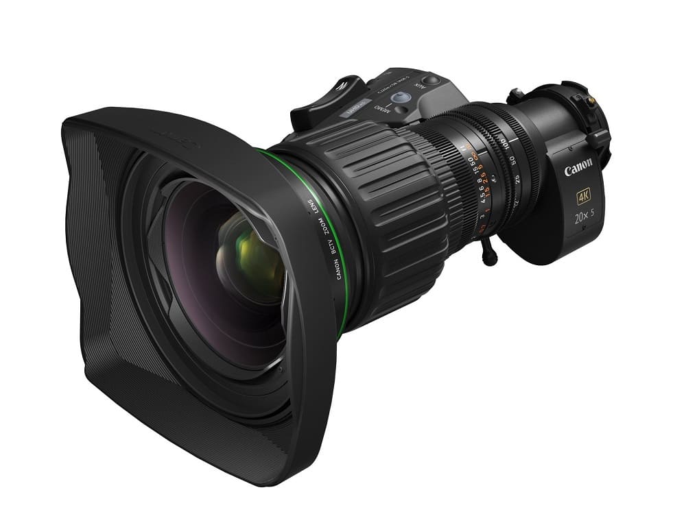 Canon fortalece su gama de objetivos 4K para broadcast con el CJ20ex5B, un objetivo zoom BCTV de concepto híbrido flexible