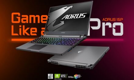 GIGABYTE presenta AORUS 15P, un portátil gaming profesional ultra delgado