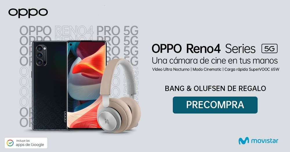 OPPO Reno4 Series ya disponible en Telefónica