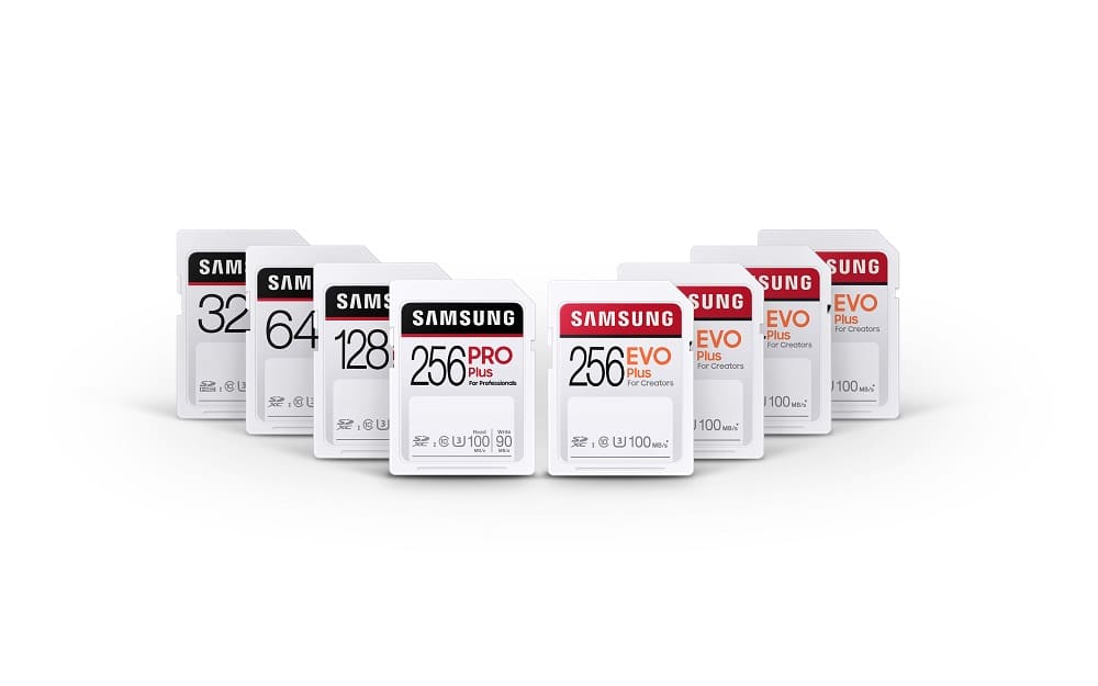 Samsung presenta las tarjetas SD PRO Plus y EVO Plus para creadores de contenido y entusiastas de la fotografía