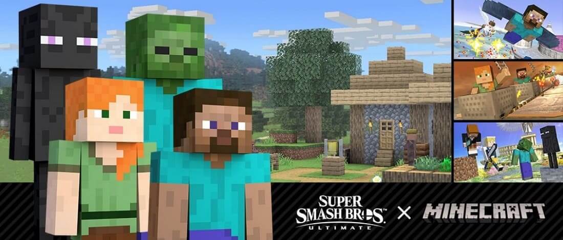 ¡Steve y Alex de Minecraft se unirán a Super Smash Bros. Ultimate!