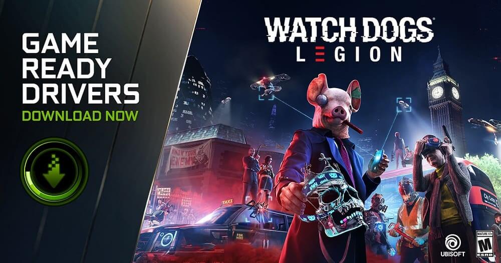 NVIDIA lanza los nuevos controladores Game Ready para Watch Dogs: Legion