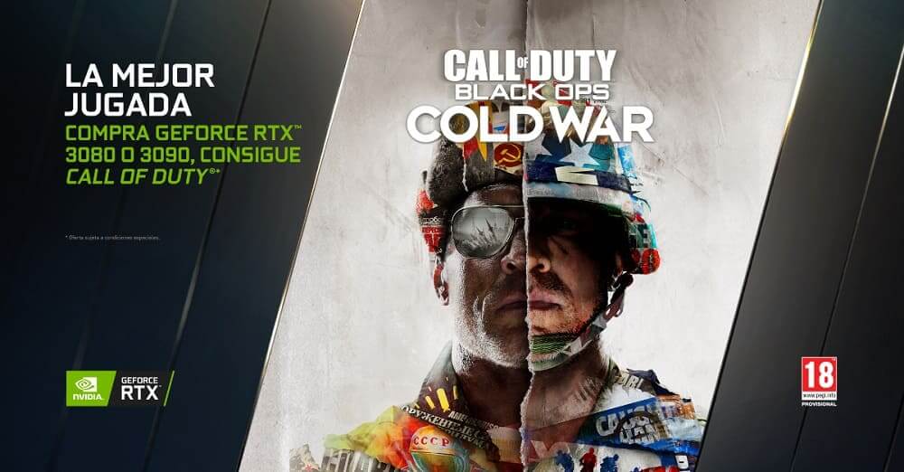 Fortaleza Agente Canadá NVIDIA anuncia un nuevo bundle: GeForce RTX 3080 y 3090 con Call of Duty:  Black Ops Cold War - Fanáticos del Hardware