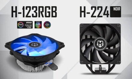 Nox presenta H-123 RGB y H-224 Noir, dos innovadores coolers para CPU que combinan eficiencia y diseño
