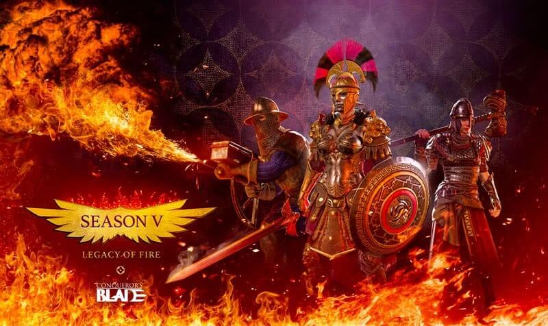 Season V: Legacy of Fire ya está disponible en Conqueror's Blade