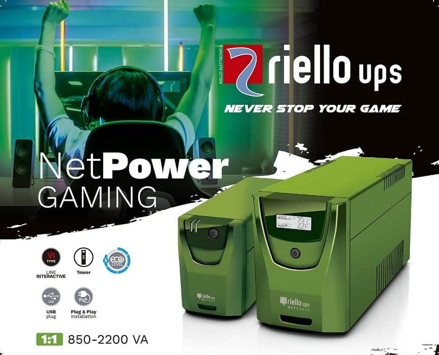 La última promoción de Riello Ups ofrece un 25% de descuento en gama Net Power Gaming