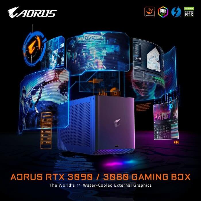 GIGABYTE lanza AORUS RTX 3090/3080 GAMING BOX