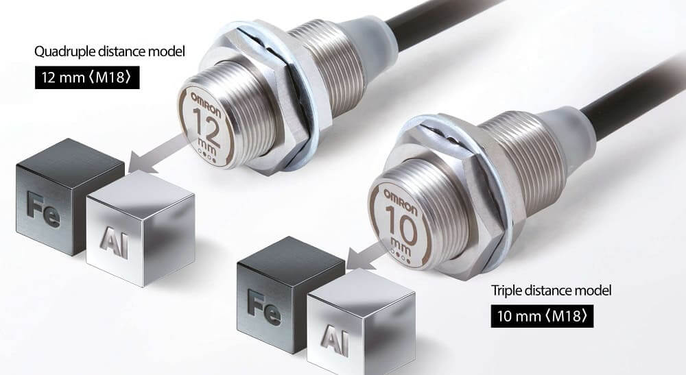 RS Components incluye en su oferta los nuevos sensores de proximidad frontales metálicos de la serie E2EW de OMRON