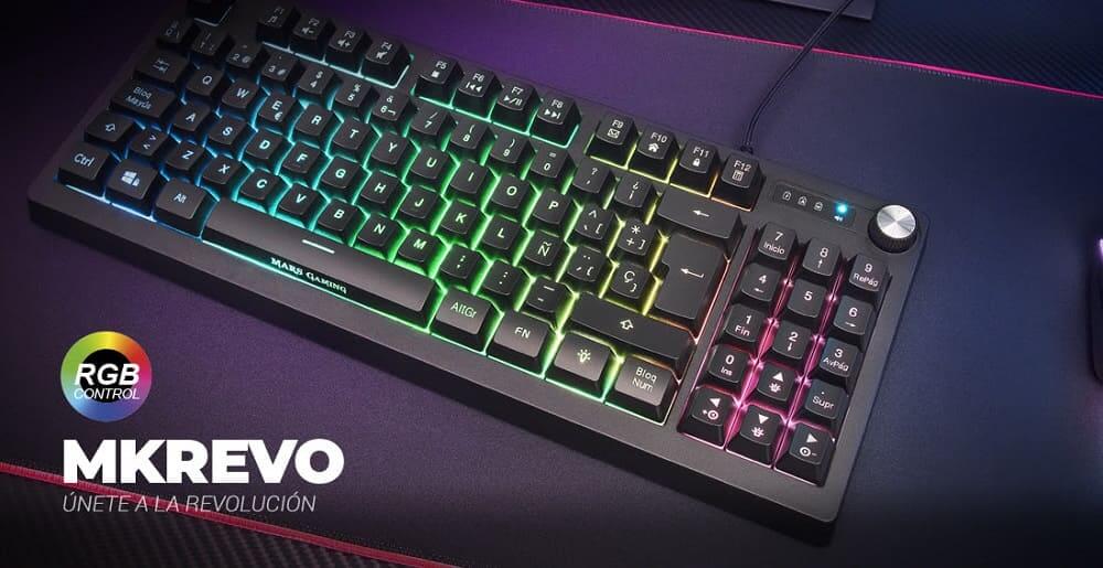 Nuevo teclado gaming MKREVO de Mars Gaming