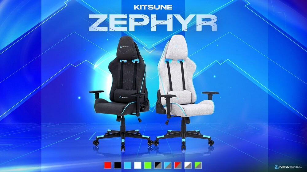 Newskill amplía su catálogo con Kitsune Zephyr, la primera silla fabricada en tela de la compañía