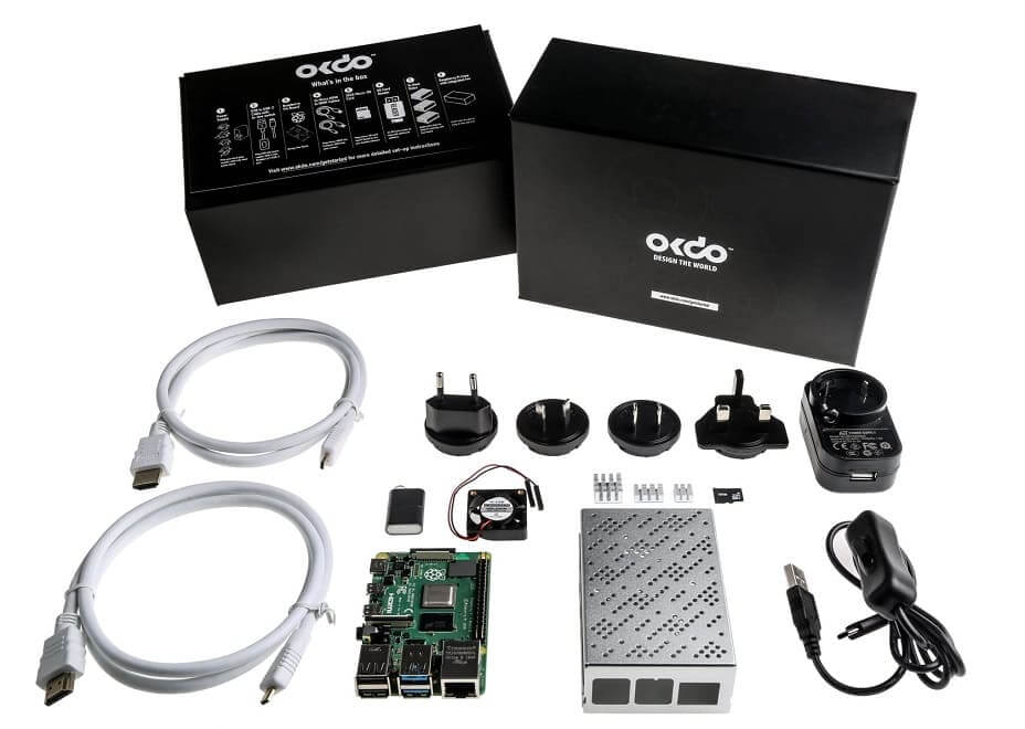 Kit de iniciación Raspberry Pi 4 Model B 8GB de OKdo disponible a través de RS Components