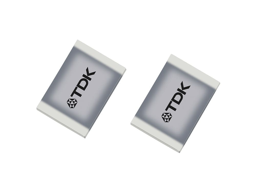 RS Components ofrece la primera batería recargable de estado sólido TDK CeraCharge para dispositivos de IoT intrínsecamente seguros