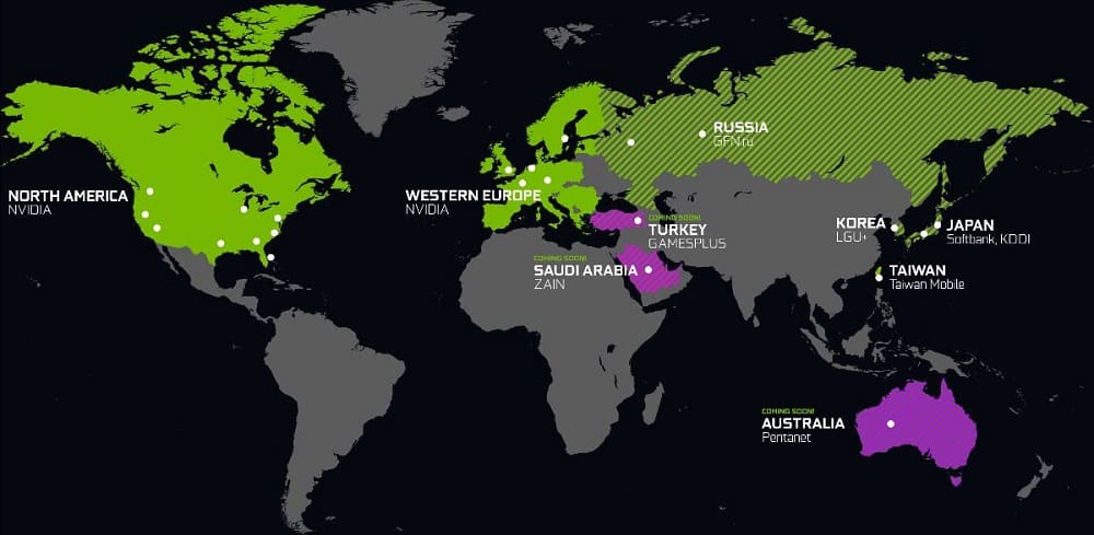 GeForce NOW llega a Australia, Turquía y Arabia Saudí