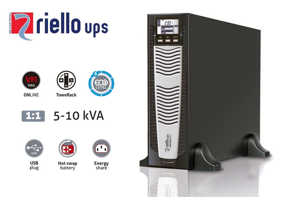Riello UPS recomienda su gama de SAIs SDU Sentinel Dual para aplicaciones vitales que requieran la máxima fiabilidad