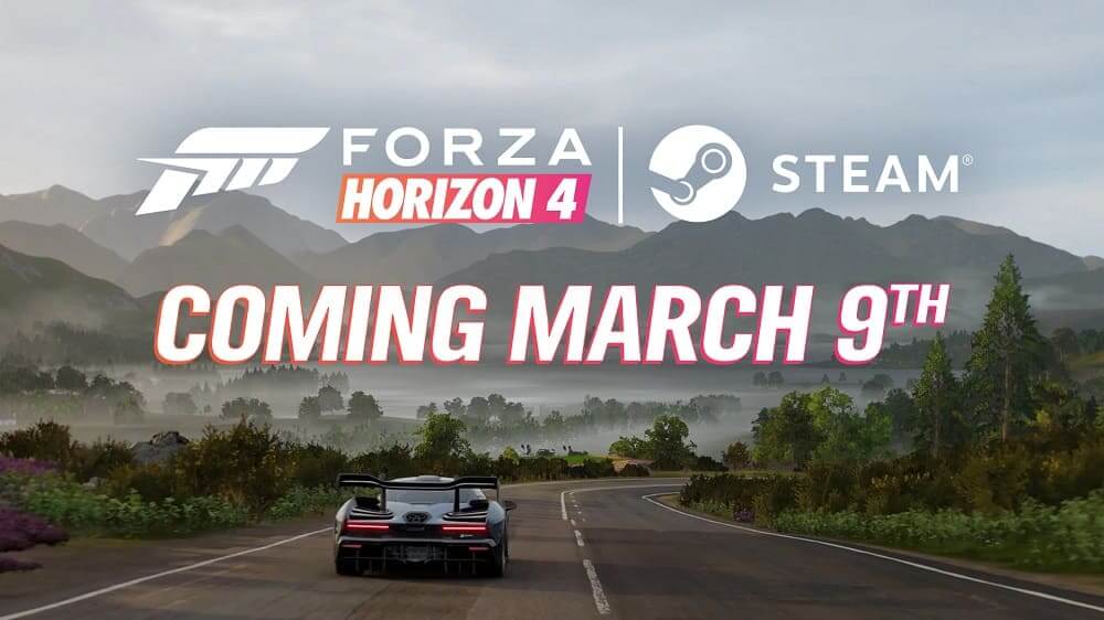 "Forza Horizon 4" correrá en Steam el 9 de marzo