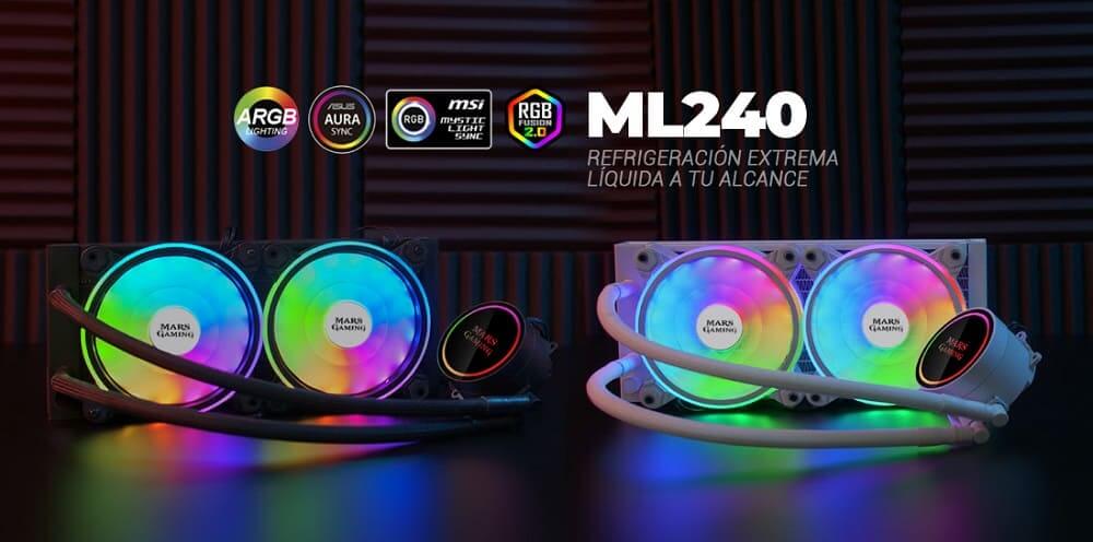 Nuevo kit de refrigeración líquida ML240 de Mars Gaming, refrigeración extrema líquida a tu alcance