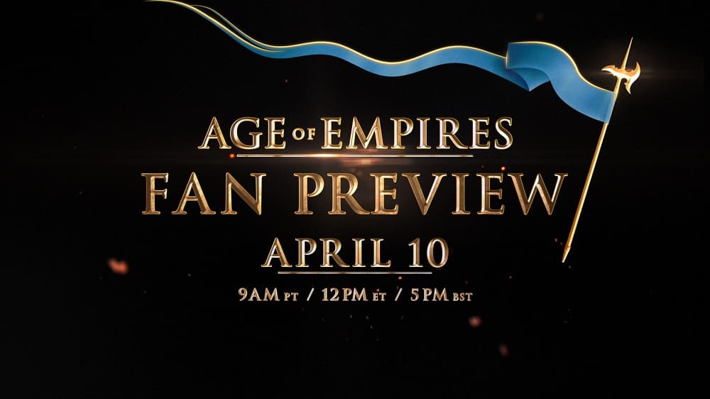 Gameplay de Age of Empires IV en el evento Age of Empires: Fan Preview que se celebrará el 10 de abril