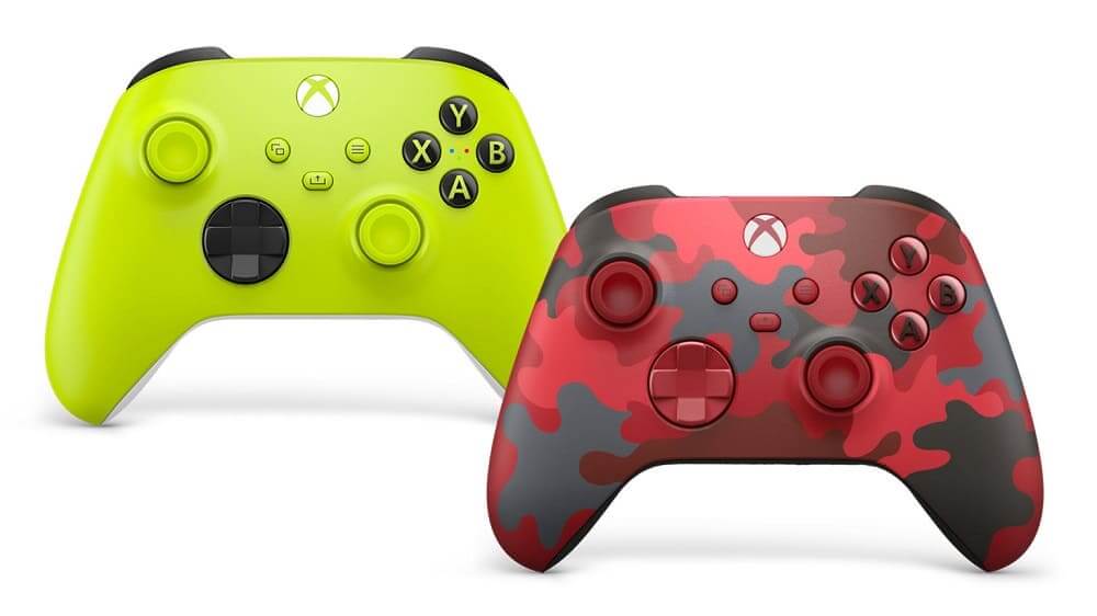 Microsoft dos nuevos mandos inalámbricos de Xbox: Alto voltaje y Daystrike Camo Special Edition
